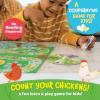 Peaceable Kingdom Count Your Chickens Award Winning Cooperative Counting Game for 2 to 4 Kids Ages 3+ – Premium Play Edition(Standard Edition)