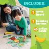 Peaceable Kingdom Deluxe Monkey Around First Game for Toddlers Interactive Play with Parent Ages 2+(Classic)