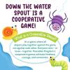 Peaceable Kingdom Down The Waterspout Cooperative Board Game – Preschool Matching Game for Kids – Teamwork & Social Skills – Ages 3+, 2–4 Players