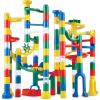 MindWare Marble Run: 123 Piece Set (103 Durable Pieces and 20 Marbles) STEM Building Set for Kids