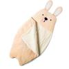 MindWare Oh So Fun! Bunny Sleeping Bag – Child Sleeping Bag for Kids Ages 3 & Up