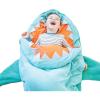 MindWare Oh So Fun! Shark Sleeping Bag for Kids – Ages 3 and Up
