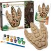 MindWare Paint Your Own Stepping Stone: Dinosaur Footprint – Weather-Resistant 8.5-inch x 10-inch Stepping Stones Kids Craft Kit – Includes Paint, Brushes and Instructions – Ages 8 and Up