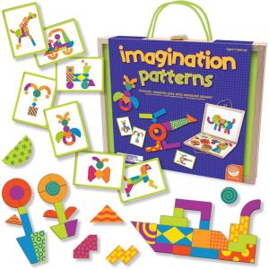 MindWare Imagination Patterns- Creative, Magnetic Play with Patterned Shapes!