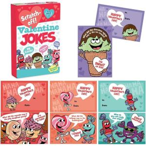 Peaceable Kingdom 28 Party Favors for Kids Fun Gift for Birthday, Classroom Prizes, Pinata and Goodie Bag Stuffers – Galactic Slime Balls(Scratch off Jokes)