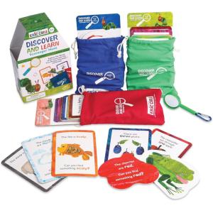 Peaceable Kingdom World of Eric Carle Discover and Learn Scavenger Hunt Game, Interactive Toddler Learning Cards for Colors Shapes and Numbers, Educational Activity Ages 3+