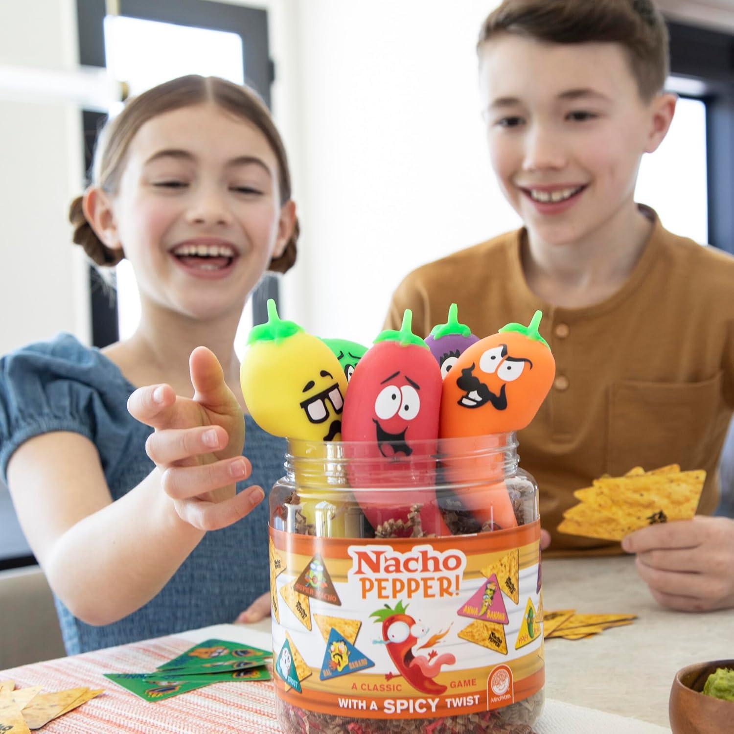 imageMindWare Nacho Pepper FastPaced Match and Grab Card Game Quick Reaction Party Gameplay for Kids and Adults Includes Play Peppers and Cards Family Game Night Favorite Ages 6 and Up