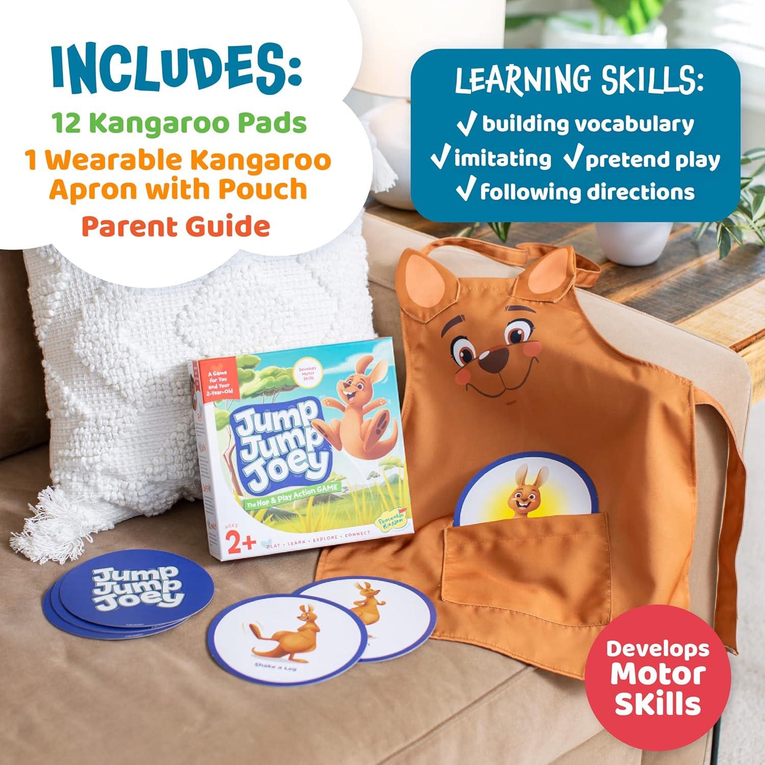 imagePeaceable Kingdom Jump Jump Joey First Game for Toddlers Interactive Play with Parent Ages 2