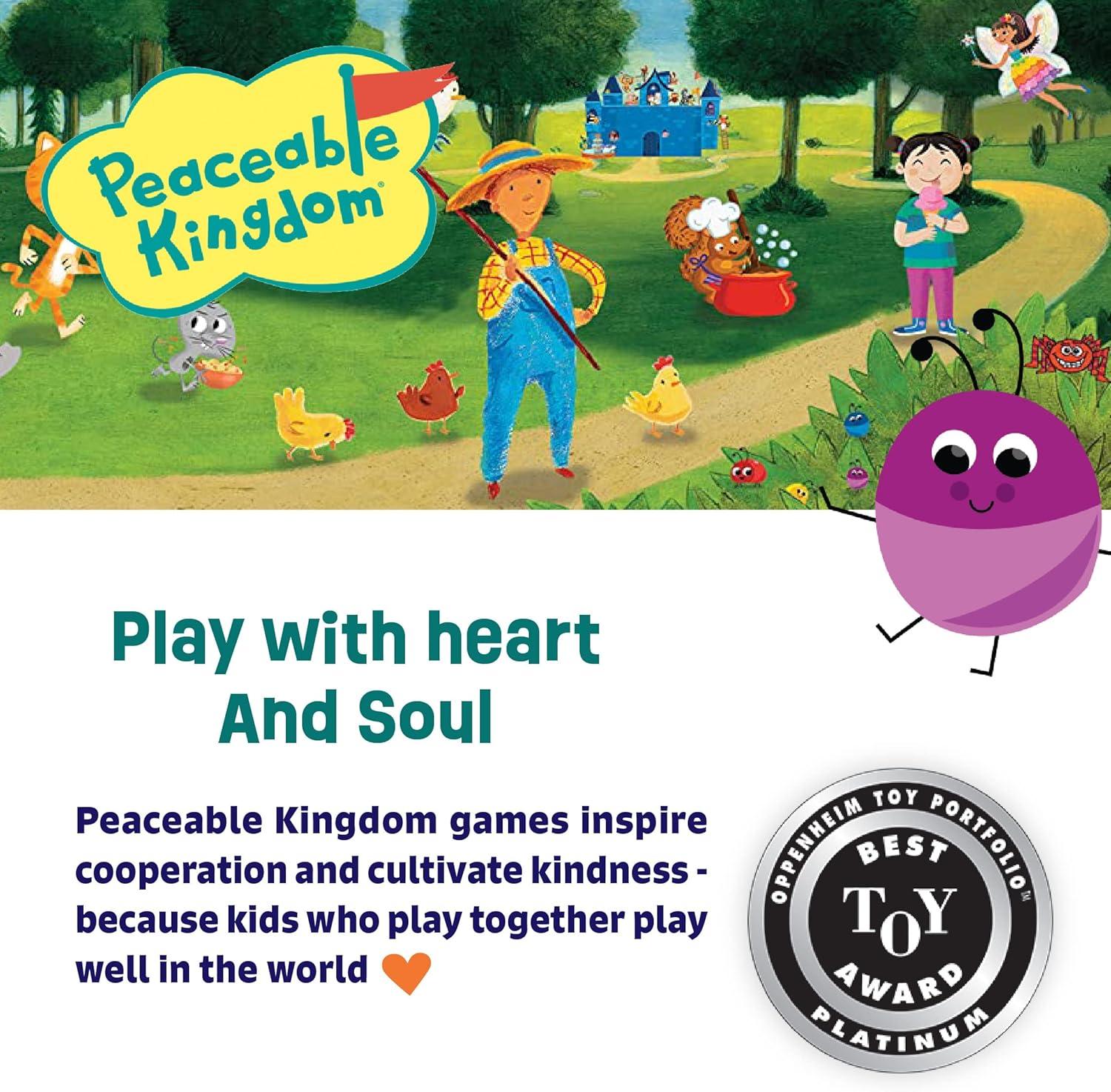 imagePeaceable Kingdom Snug as a Bug in a Rug Award Winning Cooperative Preschool Skills Builder Game for 2 to 4 Kids ages 3