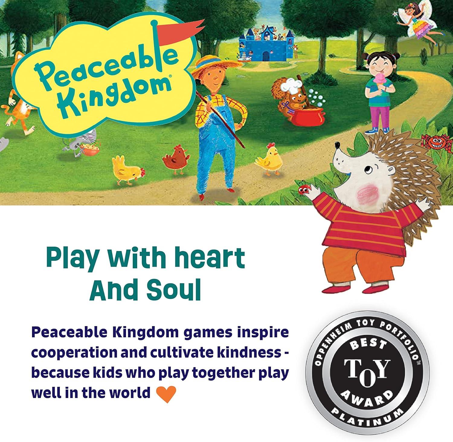 imagePeaceable Kingdom Sunny and Stormy Day Book and Game Cooperative Sharing and Emotional Learning Activity Social Skills Board Game for Kids Ages 3 and Up
