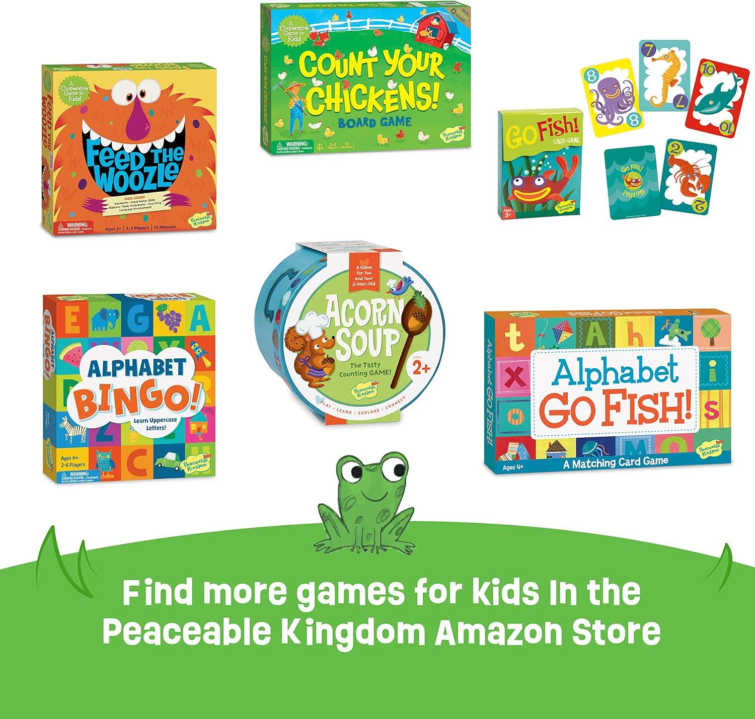 imagePeaceable Kingdom Sunny and Stormy Day Book and Game Cooperative Sharing and Emotional Learning Activity Social Skills Board Game for Kids Ages 3 and Up
