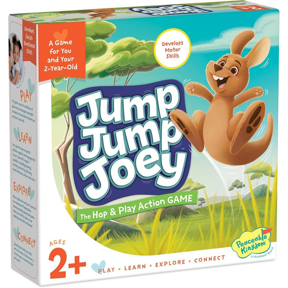 imagePeaceable Kingdom Jump Jump Joey First Game for Toddlers Interactive Play with Parent Ages 2