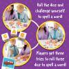 Peaceable Kingdom Alphabet Soup Spelling Game – Educational Boardgame for Kids Aged 3 and Up – Preschool Learning Activities – Kindergarten Learning Games