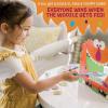 Peaceable Kingdom Feed The Woozle Cooperative Game for 2 to 5 Kids Ages 3+ – Learn Social Skills While Completing Physical Challenges