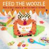 Peaceable Kingdom Feed The Woozle Cooperative Game for 2 to 5 Kids Ages 3+ – Learn Social Skills While Completing Physical Challenges