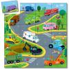 Peaceable Kingdom Floor Puzzle and Matching Game 2 in 1 Educational Activity for Kids 2 Years and Up – Trucks