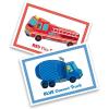 Peaceable Kingdom Floor Puzzle and Matching Game 2 in 1 Educational Activity for Kids 2 Years and Up – Trucks