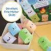 Peaceable Kingdom Happy Marshmallow Toddler Game – Develops Fine Motor Skills and Color Matching for Kids Ages 2 and Up