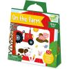 Peaceable Kingdom Reusable Sticker Totes: On The Farm – 2 Sticker Scenes & 50 Reusable Cling Stickers in a Carry Tote – Great for Trips, Errands & on The go! – Fun Quiet time Activity for Kids