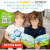 Peaceable Kingdom Sunny and Stormy Day Book and Game, Cooperative Sharing and Emotional Learning Activity, Social Skills Board Game for Kids Ages 3 and Up