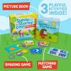 Peaceable Kingdom Sunny and Stormy Day Book and Game, Cooperative Sharing and Emotional Learning Activity, Social Skills Board Game for Kids Ages 3 and Up