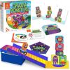 Peaceable Kingdom Crash Monsters Toddler Game – Learning Toys for 2 Year Olds and up, Preschool Games, Toddler Board Games – Develops Fine Motor Skills, Color Matching, Stacking Blocks