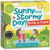 Peaceable Kingdom Sunny and Stormy Day Book and Game, Cooperative Sharing and Emotional Learning Activity, Social Skills Board Game for Kids Ages 3 and Up