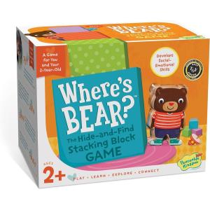 Peaceable Kingdom Where’s Bear? The Hide and Find Stacking Block Game for 2 Year Olds