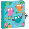 Peaceable Kingdom Owl Cover 6.25″ Lock and Key Diary