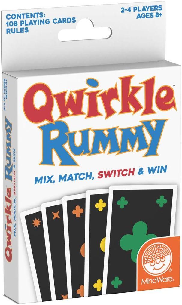 imageMindWare Complete Qwirkle Family Game Pack Qwirkle Qwirkle Travel Qwirkle Rummy and Qwirkle Bonus Pack