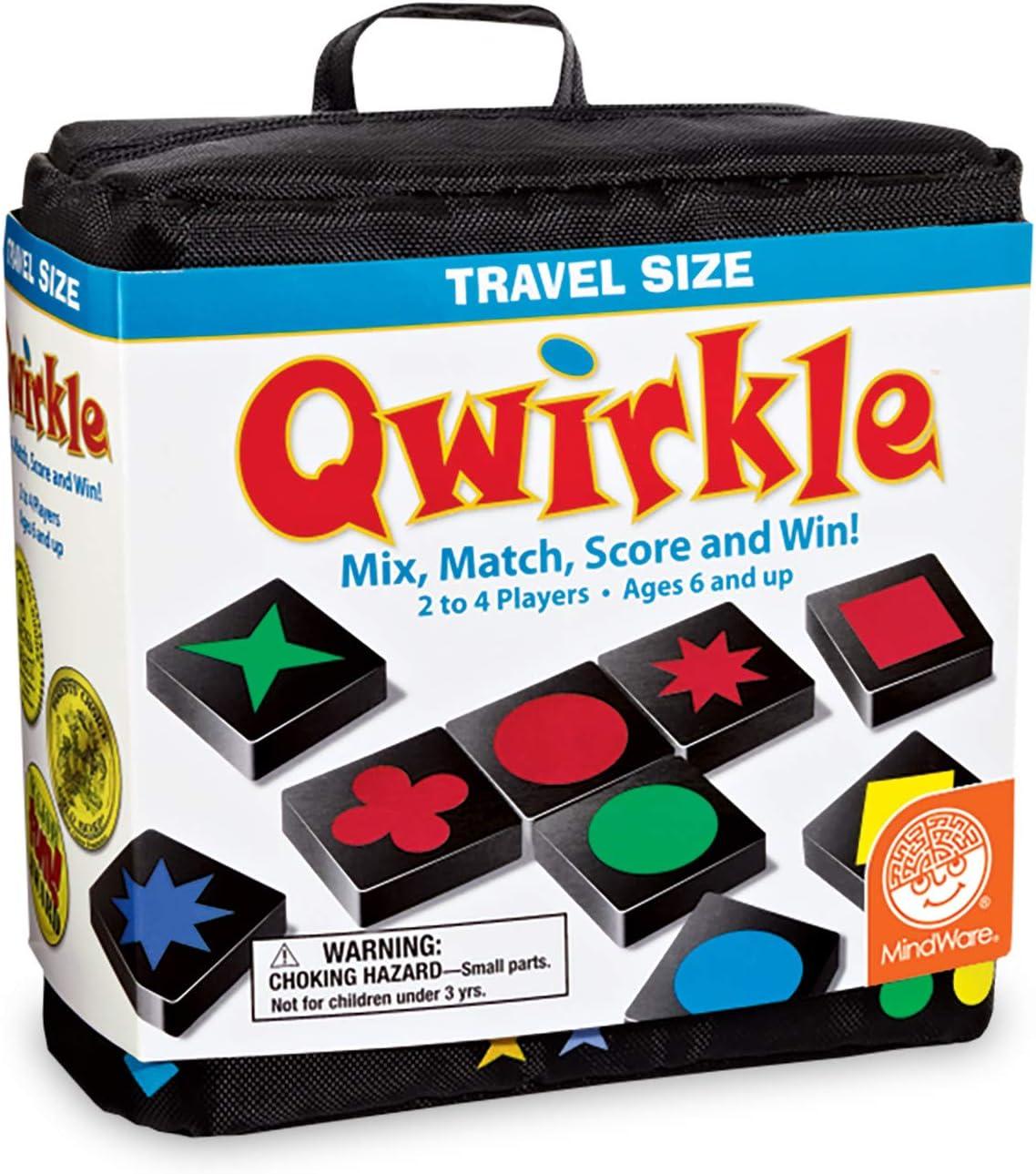 imageMindWare Complete Qwirkle Family Game Pack Qwirkle Qwirkle Travel Qwirkle Rummy and Qwirkle Bonus Pack