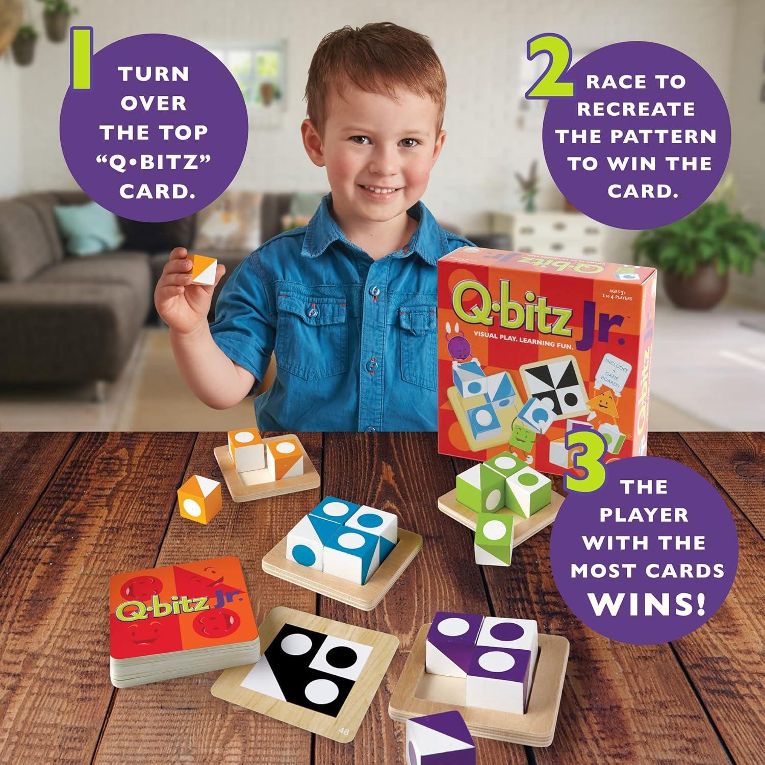 imageMindware Qbitz Jr Miniature Game Ages 5 24 Players 15 Minutes Playing Time