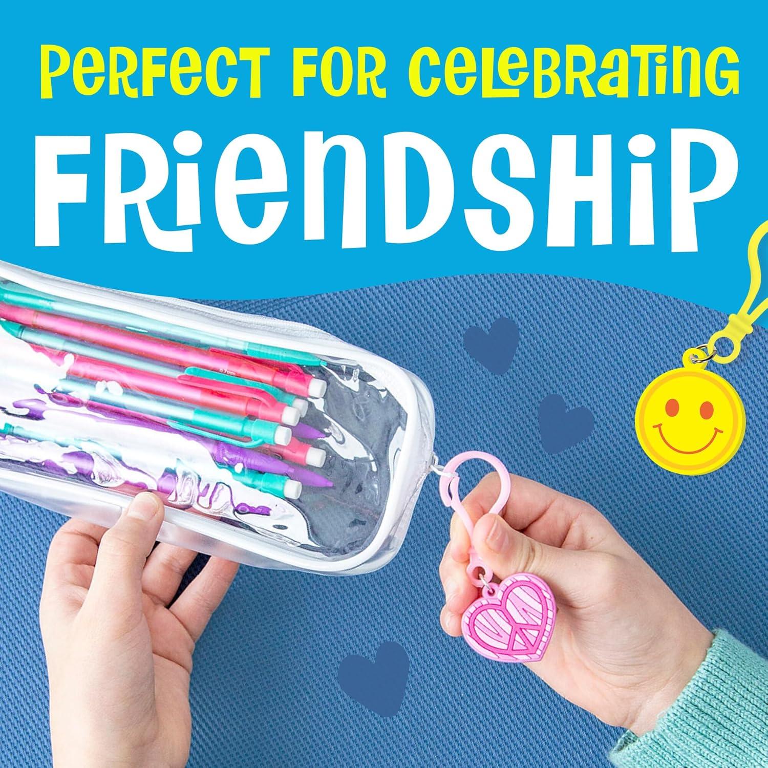 imagePeaceable Kingdom Valentines Box for Kids Valentines Day Box Kit for Valentines Cards for Kids Classroom Sports Eraser ValentinesBackpack Charm Valentines