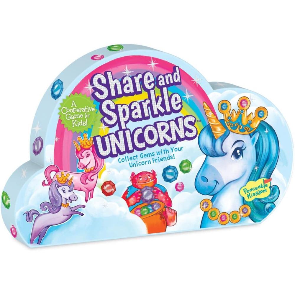 imagePeaceable Kingdom Share and Sparkle Unicorns Cooperative Strategy Game for Families and Kids Ages 4 amp Up