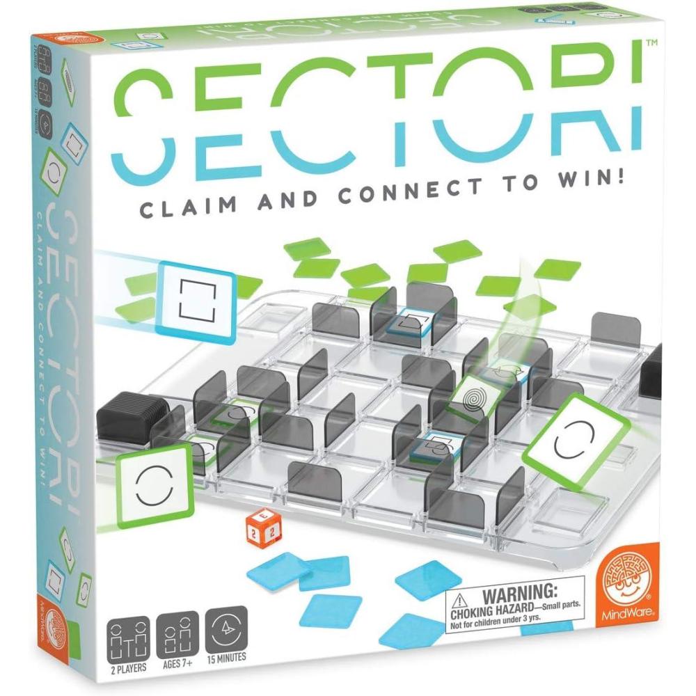 imageSectori Strategy Board Games for 2 Players for Family Night or for Kids and Adults Ages 7