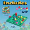 MindWare Candy Conquest Family Board Game – Twist on Traditional in-a-Row Classic Board Games for Kids Ages 6 and Up – Connect Four of Your Own Shapes in a Row – Strategic Classic Game for Families