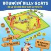 Peaceable Kingdom Bouncin’ Billy Goats Board Game, Light Strategy and Trampoline Tile Gameplay for Kids and Adults, Cooperative Family Game Night Fun, 2 to 3 Players Ages 5 and Up