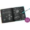 Peaceable Kingdom Paisley Peace Sign Foil Cover 6.25″ Lock and Key Diary with Black Pages and Silver Pen