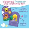 Peaceable Kingdom Valentines Box for Kids, Valentines Day Box Kit for Valentines Cards for Kids Classroom – Sports Eraser Valentines(6 Animal Tube Poppers)