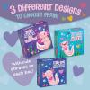 Peaceable Kingdom Valentines Box for Kids, Valentines Day Box Kit for Valentines Cards for Kids Classroom – Sports Eraser Valentines(Axolotl Friendship Charms)