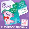 Peaceable Kingdom Valentines Box for Kids, Valentines Day Box Kit for Valentines Cards for Kids Classroom – Sports Eraser Valentines(Axolotl Tattoo Valentines)
