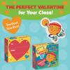 Peaceable Kingdom Valentines Box for Kids, Valentines Day Box Kit for Valentines Cards for Kids Classroom – Sports Eraser Valentines(Sports Eraser Valentines)