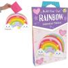Peaceable Kingdom Valentines Box for Kids, Valentines Day Box Kit for Valentines Cards for Kids Classroom – Sports Eraser Valentines(Rainbow Mailbox Kit)