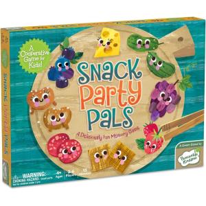 Peaceable Kingdom Snack Party Pals Cooperative Game – Fun Memory Game for Preschoolers & Kindergarteners – Ages 4+