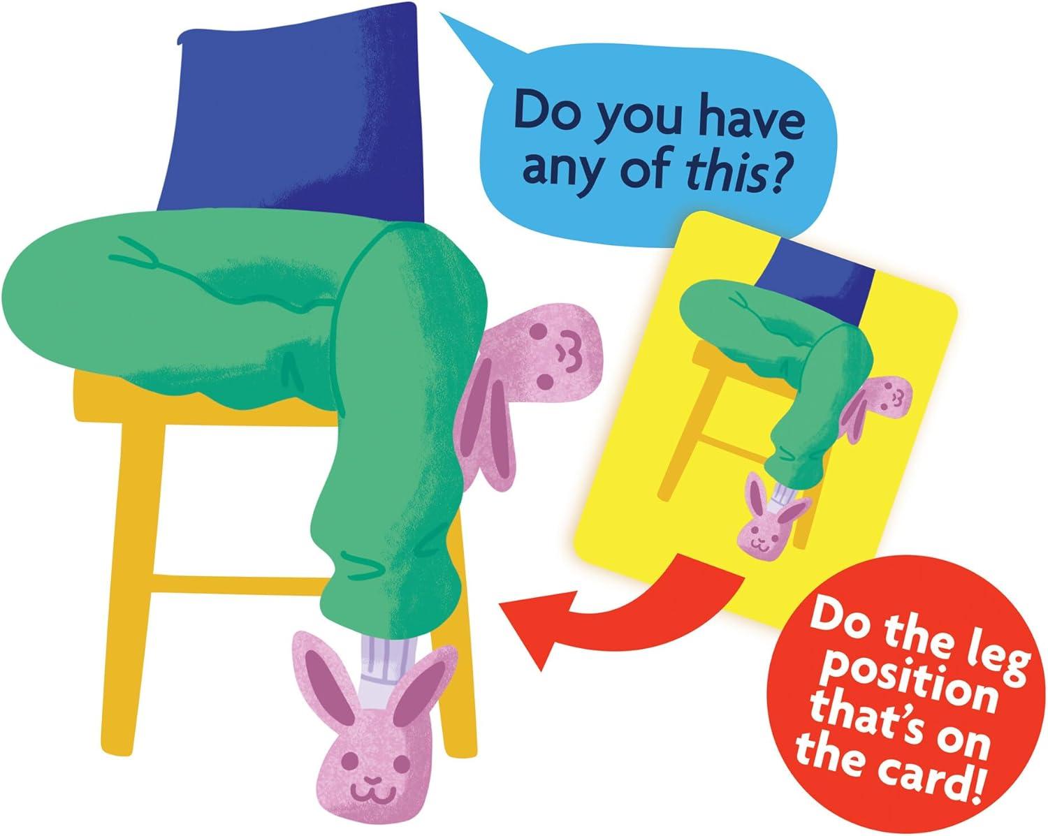 imageMindWare Legs Crossed The Silly GetUp amp GoFish Card Game for Kids amp Adults