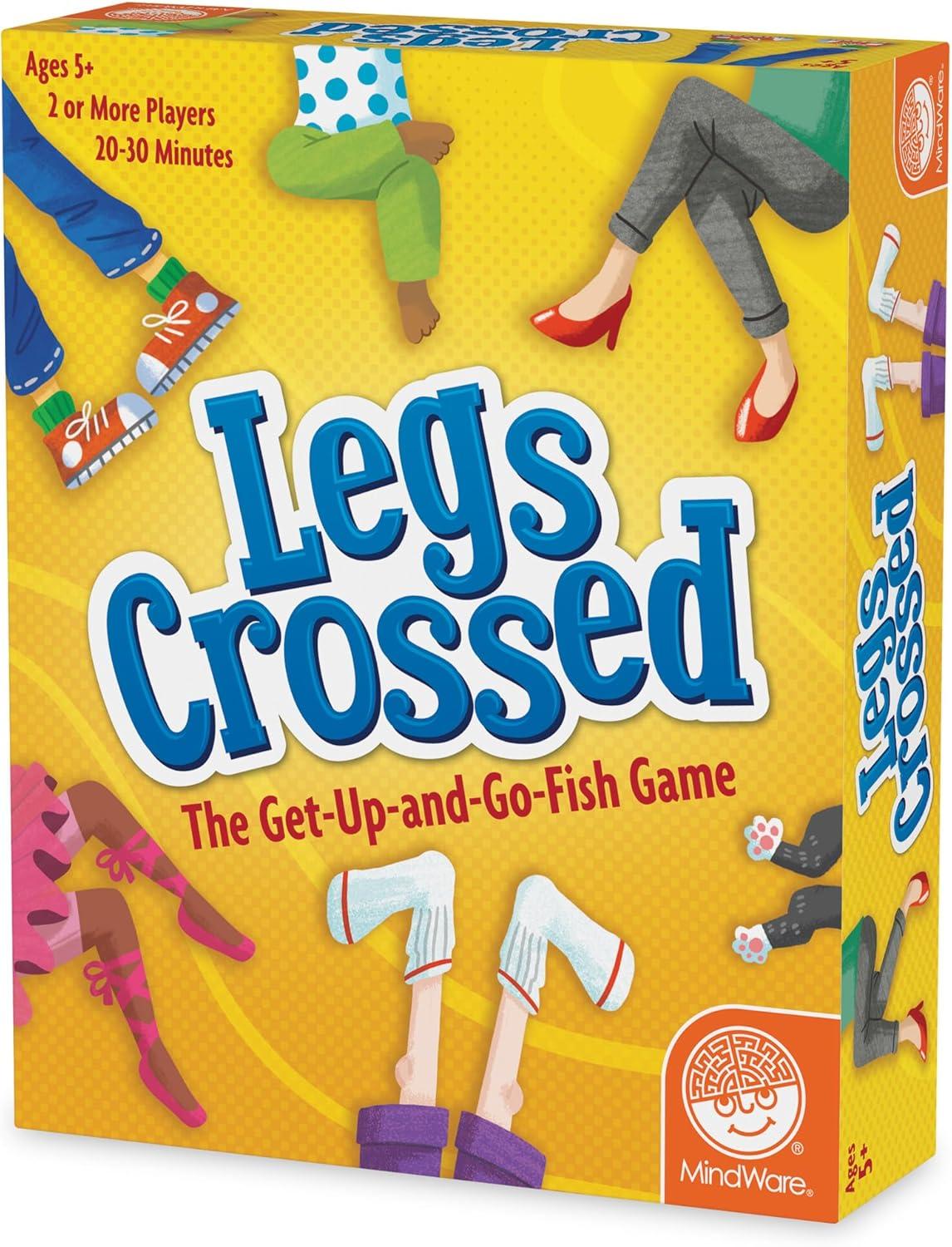 imageMindWare Legs Crossed The Silly GetUp amp GoFish Card Game for Kids amp Adults
