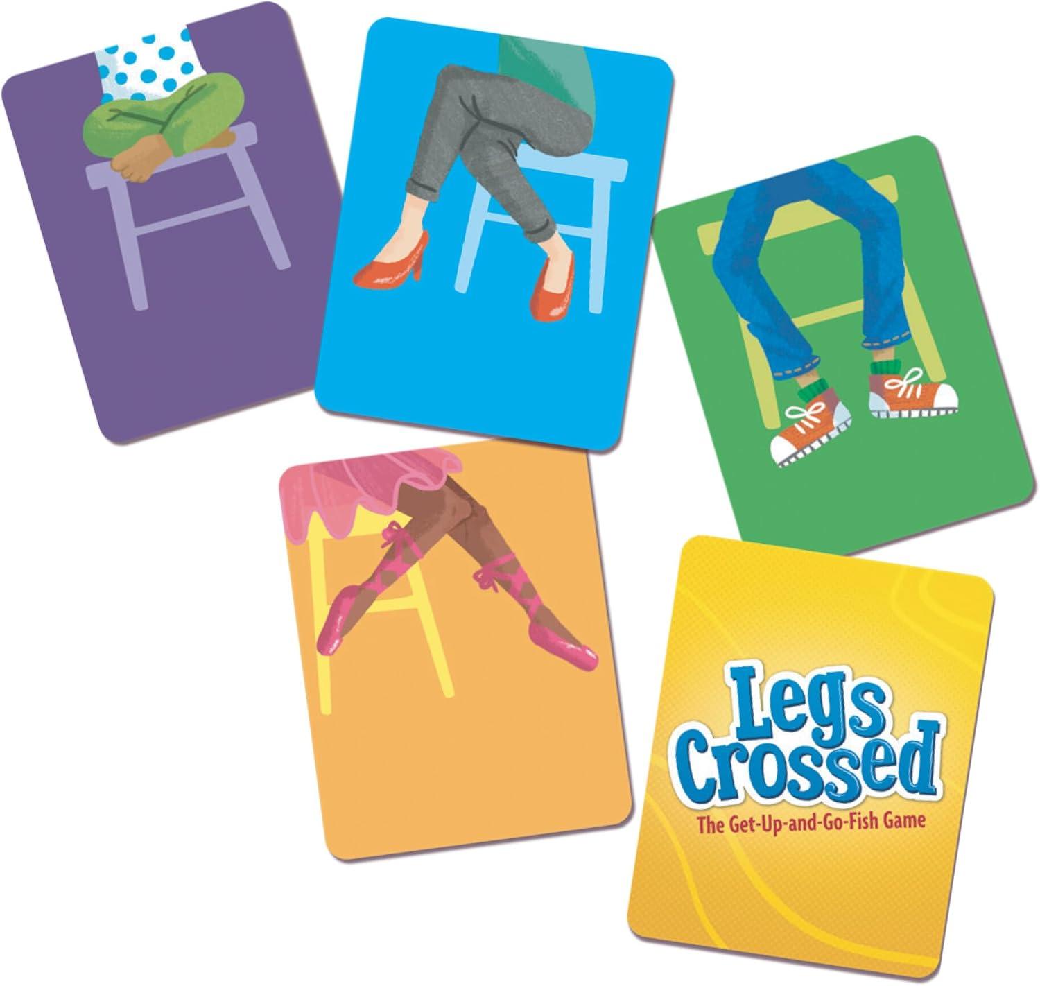 imageMindWare Legs Crossed The Silly GetUp amp GoFish Card Game for Kids amp Adults