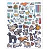 Peaceable Kingdom Pets Sticker Activity Book – 200+ Colorful Stickers, 38 Pages of Coloring, Puzzles & Reusable Puffy Sticker Scenes for Ages 3+