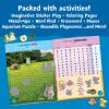 Peaceable Kingdom Pets Sticker Activity Book – 200+ Colorful Stickers, 38 Pages of Coloring, Puzzles & Reusable Puffy Sticker Scenes for Ages 3+
