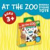 Peaceable Kingdom Press Sticker Fun! At The Zoo Reusable Sticker Tote
